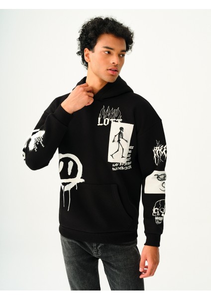 Oversize Erkek Sweatshirt