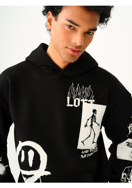 Oversize Erkek Sweatshirt