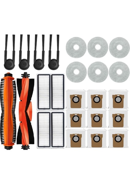 M40S OV31CN Için Yedek Aksesuar Seti - Tricut Fırça, Toz Torbası, Paspas Bezi, Filtre (Yurt Dışından)
