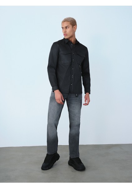 Regular Fit Erkek Gömlek U.kol