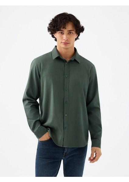 Regular Fit Erkek Gömlek U.kol