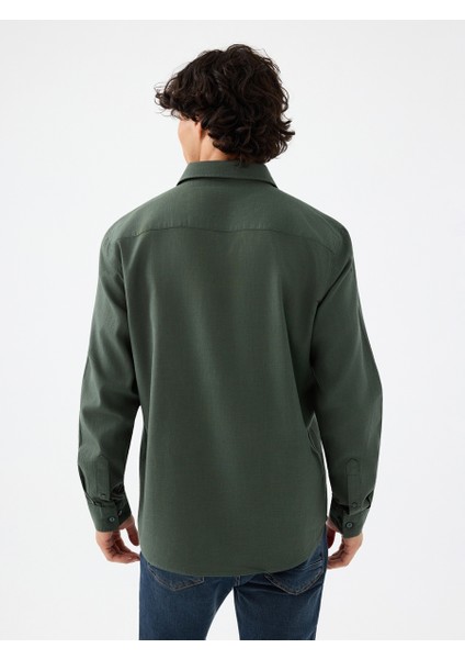 Regular Fit Erkek Gömlek U.kol