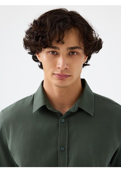 Regular Fit Erkek Gömlek U.kol