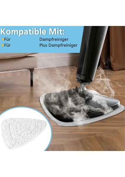 Vilead Steam Plus Vakum Yedek Parçaları Zemin Temizleyici Için 6 Adet Dik Bez (Yurt Dışından) fırsatları