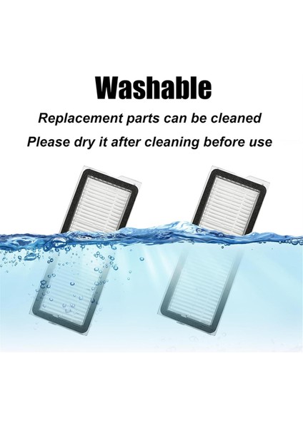 Qrevo Curv, P10 Pro, P20 Pro, Qrevo S, Maxv Robot Süpürge Aksesuarları Için 8 Adet Filtre (Yurt Dışından) fırsatları