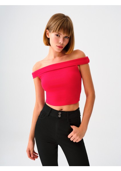 Crop Kadın Tshirt K.kol