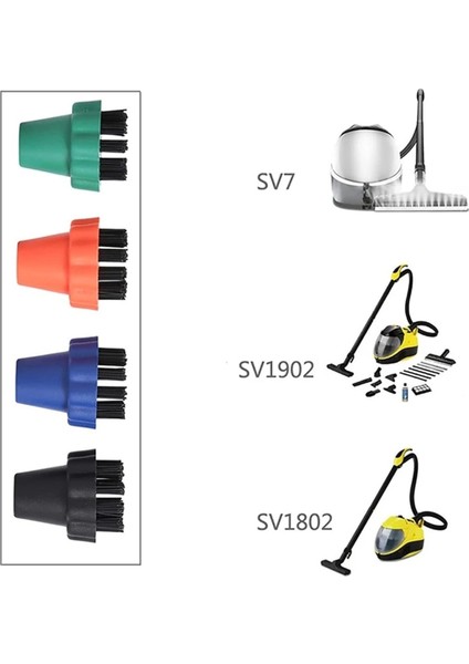 SV7/SV1802/SV1902/2.860-231.0 Parçaları Için 4 Adet Yuvarlak Buharlı Temizleyici Fırçası Değişimi (Yurt Dışından) fiyatları