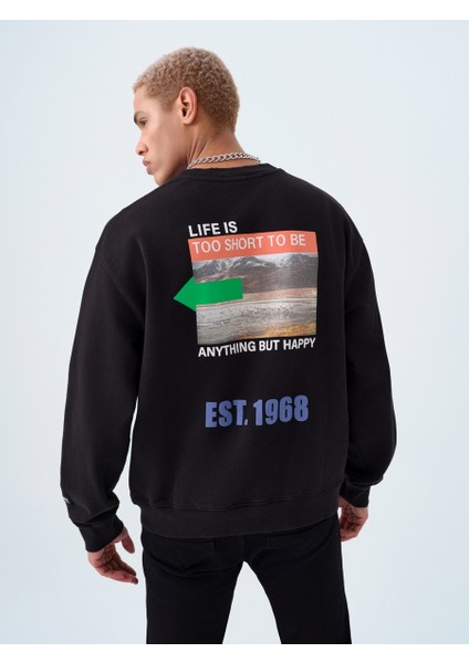 Oversize Erkek Sweatshirt
