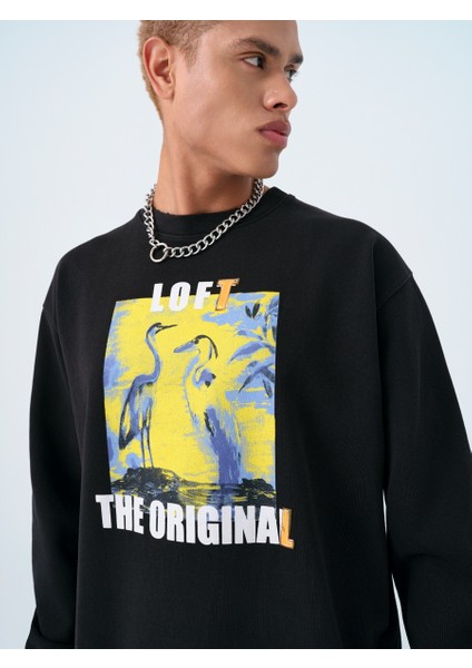Oversize Erkek Sweatshirt