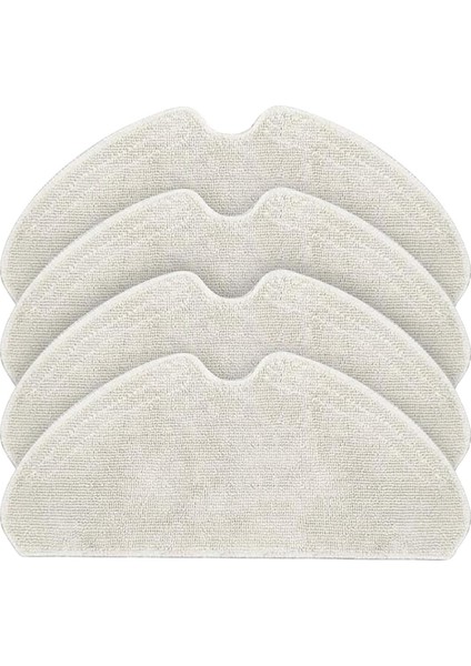 D10S, D10S Pro, D9 Max, F9 Pro Robot Süpürge Için 4'lü Yedek Paspas Pedi, Yıkanabilir ve Tekrar Kullanılabilir Ped (Yurt Dışından)