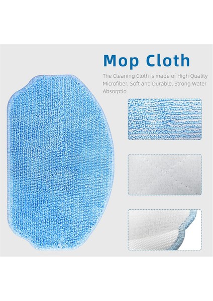 VCR04W Robot Süpürge Aksesuarları Için 18 Adet Yedek Parça Yıkanabilir Yan Fırça Filtresi Paspas Bezi (Yurt Dışından) fiyatları