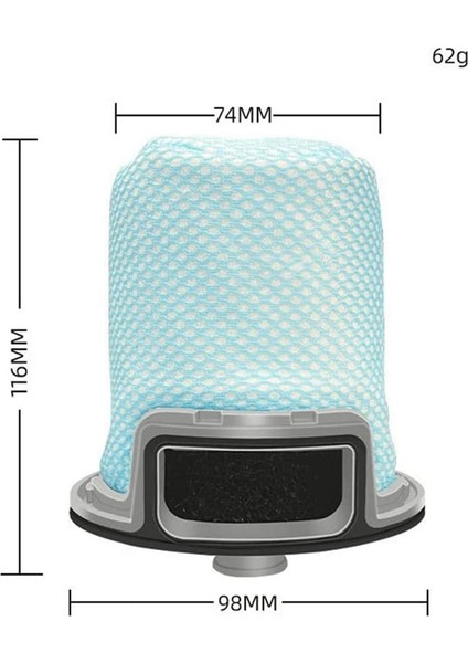 S7, S7+, T7, T7PLUS Elektrikli Süpürgeler Için Emiş Istasyonu Filtresi (Yurt Dışından) fiyatları