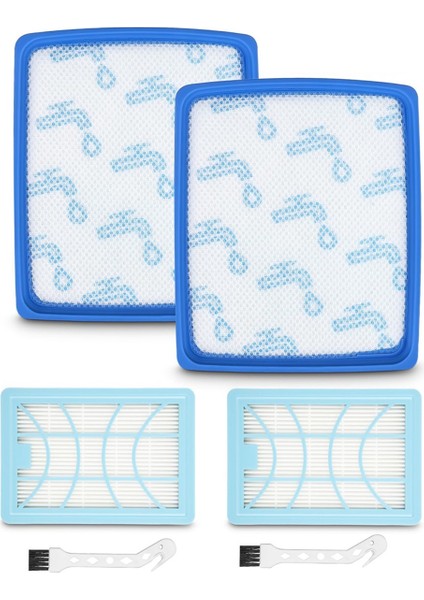 7000 Serisi Expert Elektrikli Süpürge Filtresi, Yedek Set FC9728/01, FC9728/81 (Yurt Dışından)