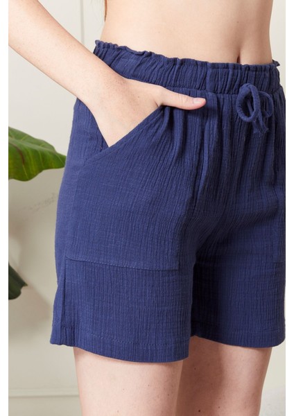 %100 Koton Mollis Kumaş Şort modelleri