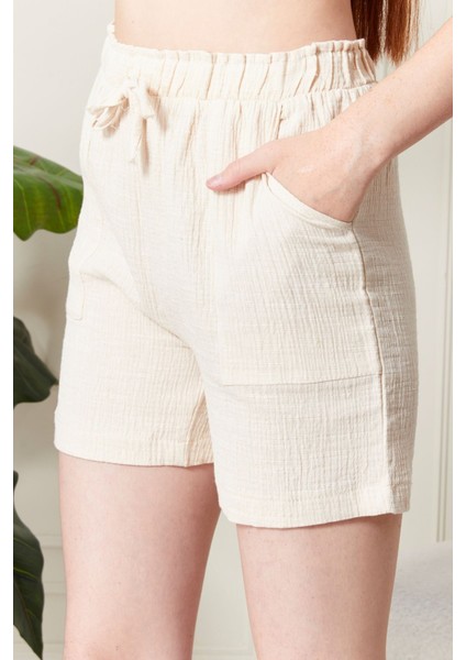 %100 Koton Mollis Kumaş Şort fırsatları