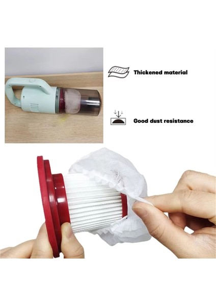 100 Adet Tek Kullanımlık Elektrikli Süpürge Toz Filtresi Kılıfları, Ağ Toplama Koruyucu Kılıfları (Yurt Dışından) fiyatları