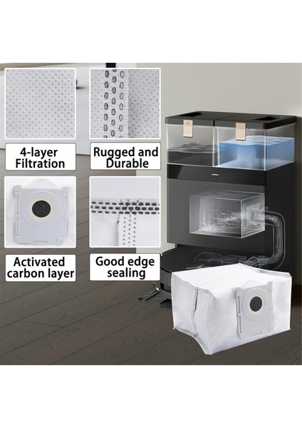 X8 Omni/x8 Pro Omni Için Aksesuar Seti Kauçuk Ana Fırça Filtreleri Silecek Silindirleri Yan Fırçalar Toz Torbaları (Yurt Dışından) fiyatları