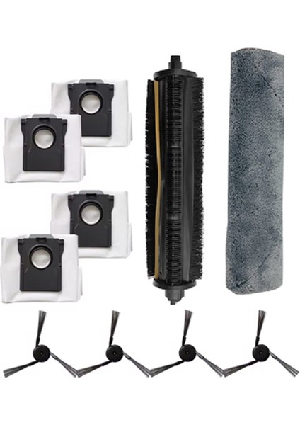 Z5 / Pro Z50 Ultra Anti-Silindir Fırça Toz Torbası Yan Raylı Paspas Bezi Yedek Parçaları Için 10 Adet (Yurt Dışından) fiyatları