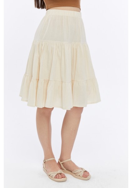 %100 Pamuk Kumaş Midi Boy Şort Etek fiyatları