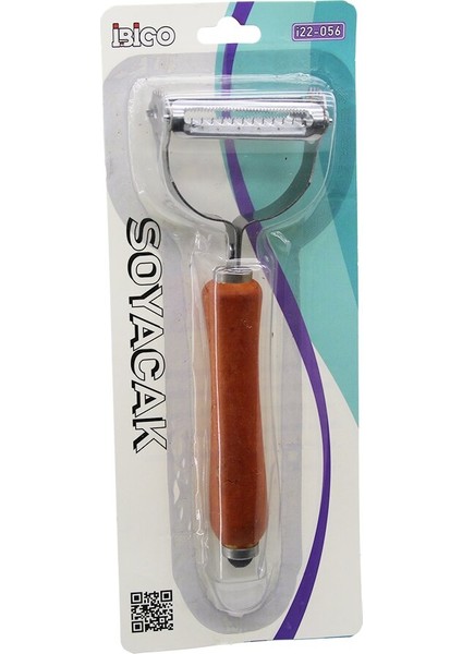 Ahşap Saplı Çift Başlık Soyacak (5256)