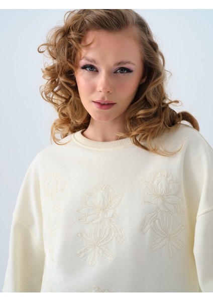 Oversize Kadın Sweatshirt