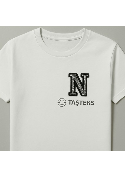 Taşlı Ütülenebilen Veya Sticker Olarak Kullanılabilen 6cm N Harfi fırsatları