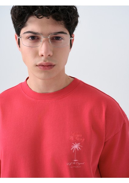 Oversize Fit Erkek Tshirt K.kol