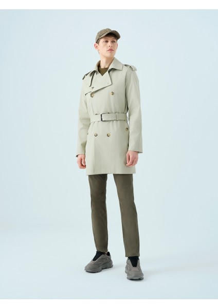 Regular Fit Erkek Trenchcoat