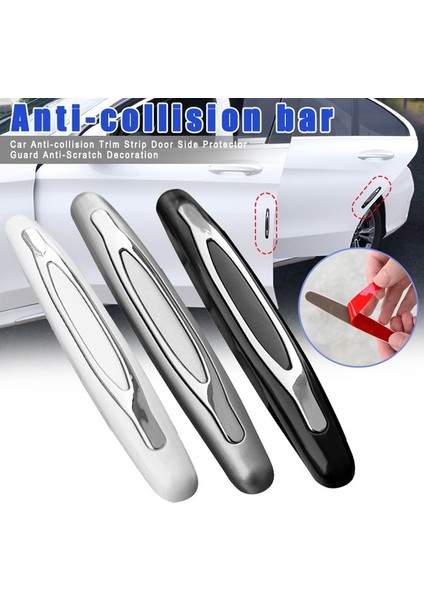 Araba Çarpışma Önleyici Trim Şerit Kapı Yan Koruyucu Koruma Çizilmez Dekorasyon 4 Adet (Yurt Dışından) fiyatları