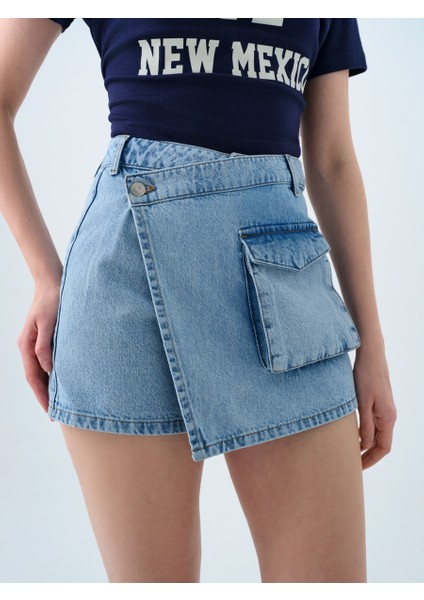 Regular Fit Kadın Şort Etek