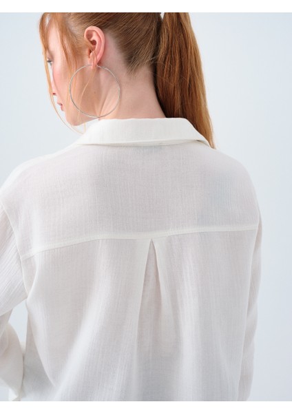 Regular Fit Kadın Gömlek U.kol