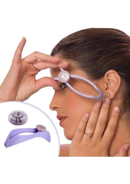 Slique Pratik Iple Kaş Bıyık Tüy Alma Epilasyon Aleti Makinesi (5256)