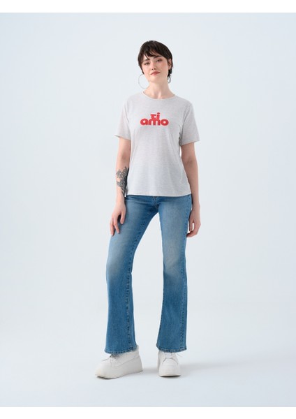 Regular Fit Kadın Tshirt K.kol