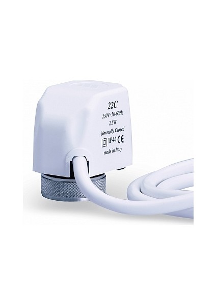 22CX230NC2 Elektrotermik Aktüatör, Normalde Kapalı (NC), 230V AC