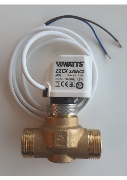 22CX230NC2 Elektrotermik Aktüatör, Normalde Kapalı (NC), 230V AC modelleri
