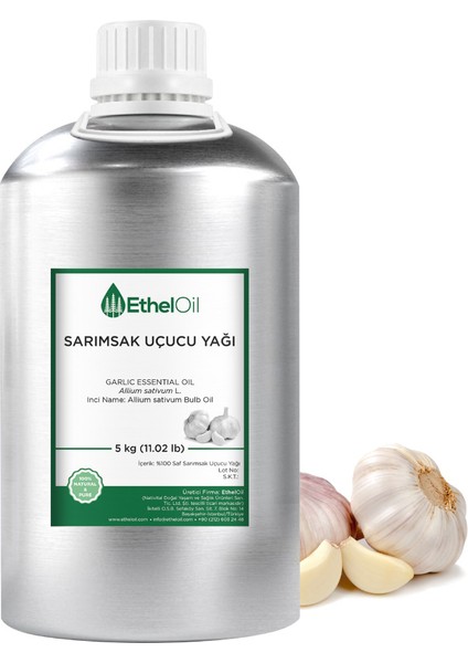 Sarımsak Uçucu Yağı - – 5 kg - Saf ve Doğal Uçucu Yağ