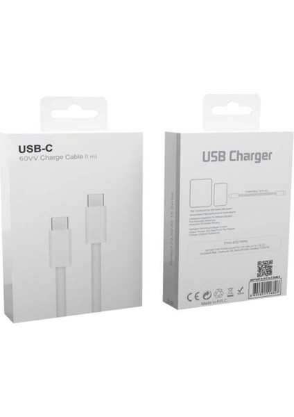 60W 1m Type-C – Type-C Şarj ve Data Kablosu fiyatları