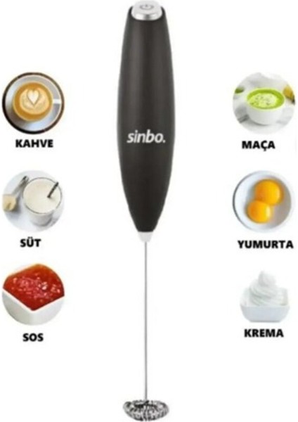 Pilli Süt Köpürtücü - Karıştırıcı Mini Mikser Süt - Kahve - Sos - Yumurta STO-6723 (5256)