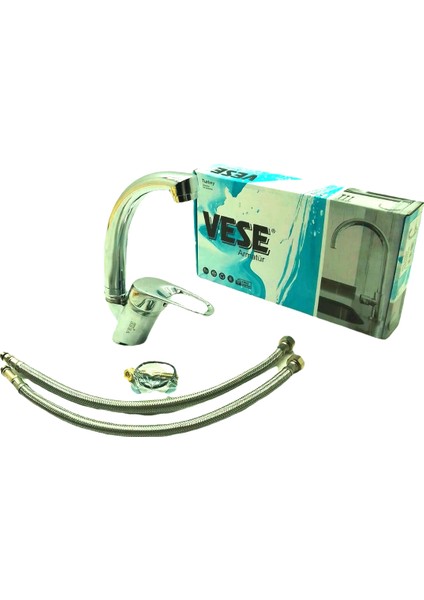 Lavabo Aç Kapa Mix Kısa Kuğu Batarya (5256)