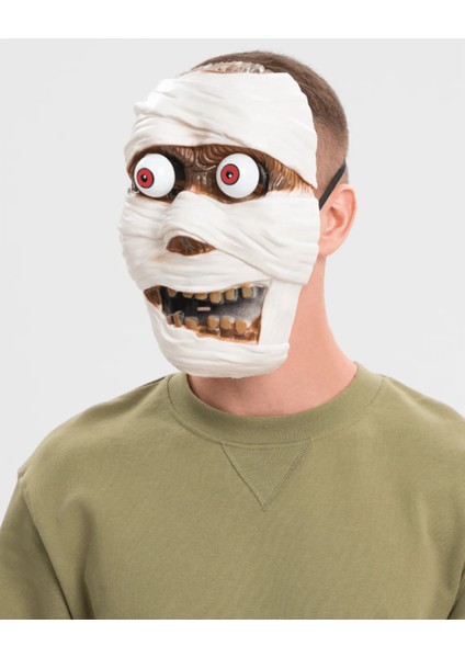 Sallanan Yaylı Oynar Gözlü Mumya Maskesi (5256) fiyatları