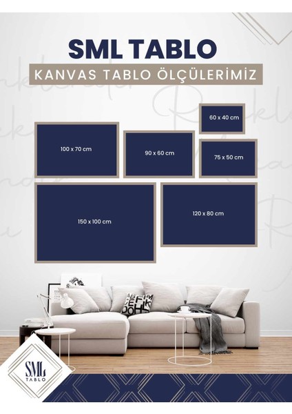 Yelkenli Gemiler Sakin Deniz Yansıma Modern Çerçeveli Yatay Kanvas Tablo modelleri