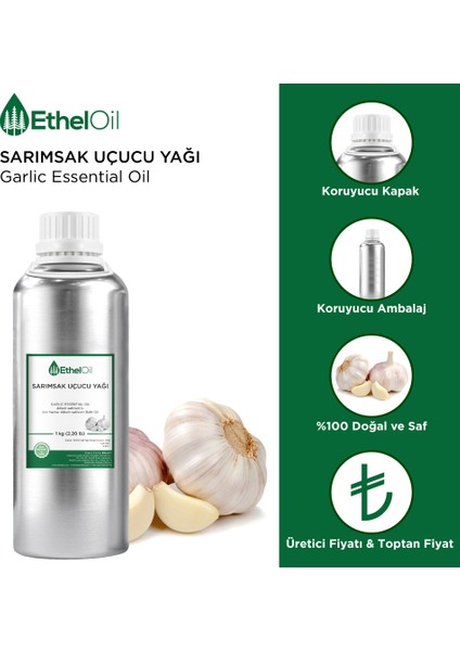 Sarımsak Uçucu Yağı - 1 kg Saf ve Doğal Uçucu Yağ fiyatları