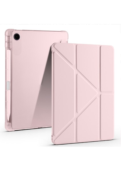 Lenovo Tab TB-311FU Uyumlu Kılıf – Kalem Bölmeli, Tri-Folding, Standlı Tablet Koruyucu