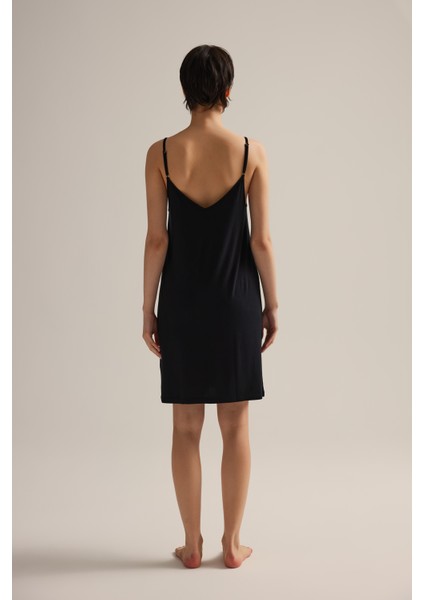 Kadın Viskon Ayarlanır Ip Askılı Dantel Detaylı Gecelik fırsatları