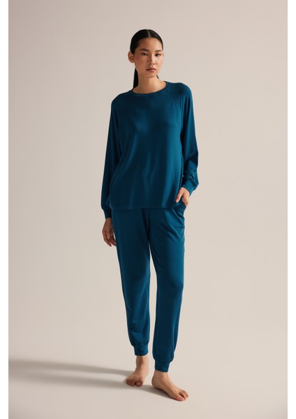 Kadın Modal Iki Iplik Cepli Pantolon fiyatları