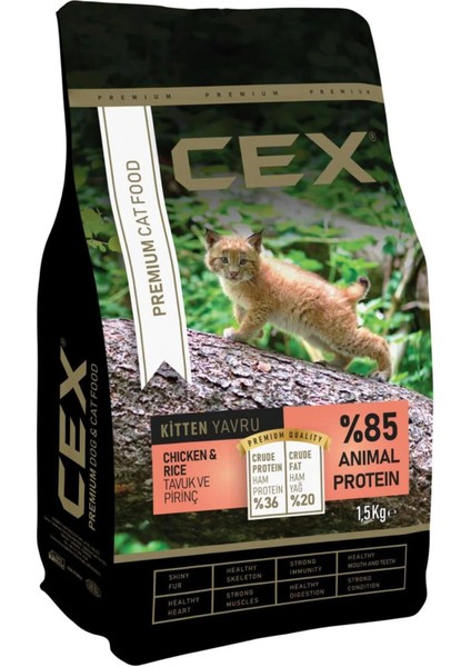 Premıum Tavuklu Yavru Kedi Maması 1.5 kg