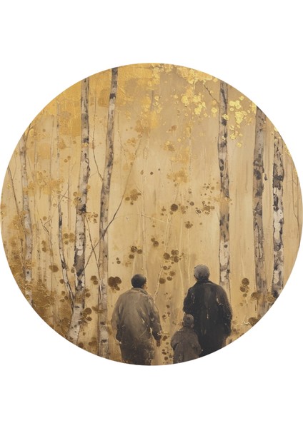 :temperli Cam Daire Tablo, Cam Tablo, Uv Baskı, CTT023