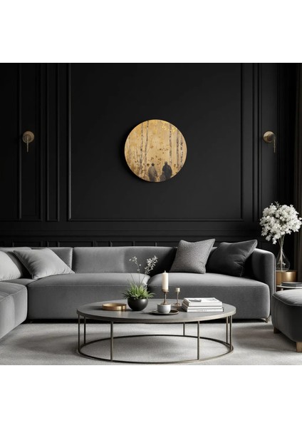 :temperli Cam Daire Tablo, Cam Tablo, Uv Baskı, CTT023