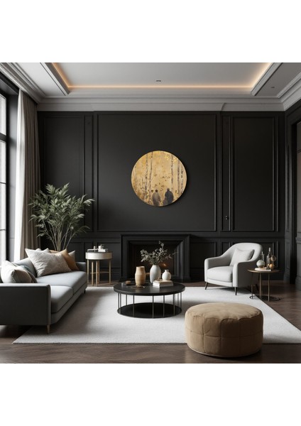 :temperli Cam Daire Tablo, Cam Tablo, Uv Baskı, CTT023