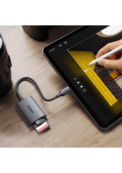 15251 CM401 Usb-C 3.0 Sdhc Minisd Microsd Mmc Rs-Mmc Mmcmicro Sdxc Sd Hafıza Kartı Okuyucu fırsatları